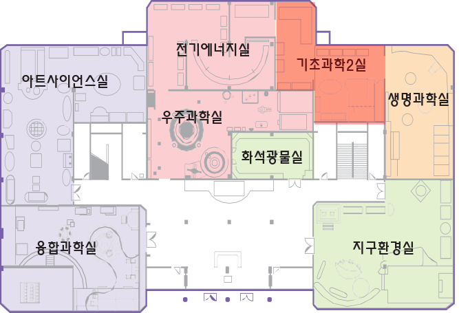 전시관 위치표시