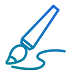 붓 아이콘 이미지