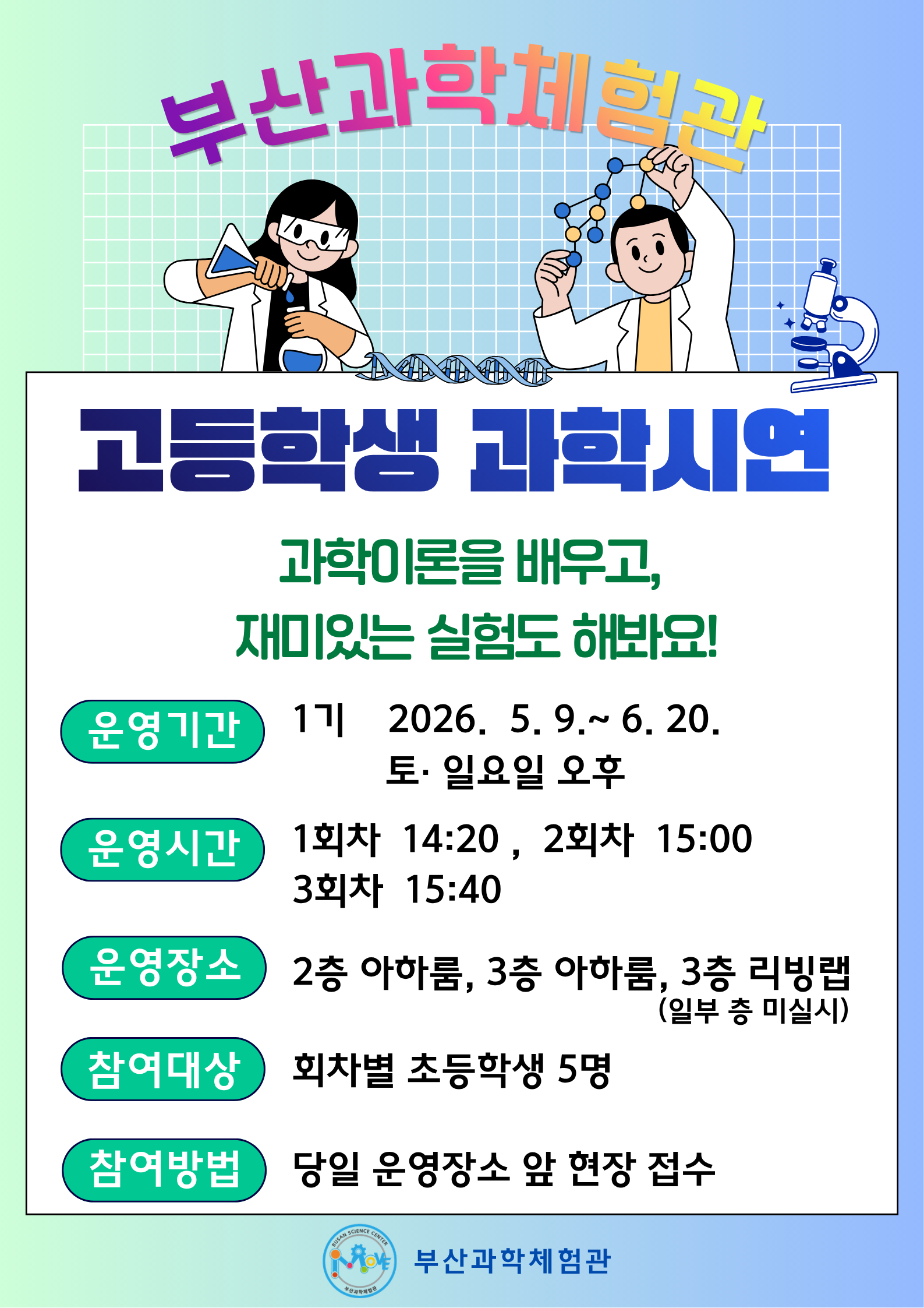 고등학생 과학시연