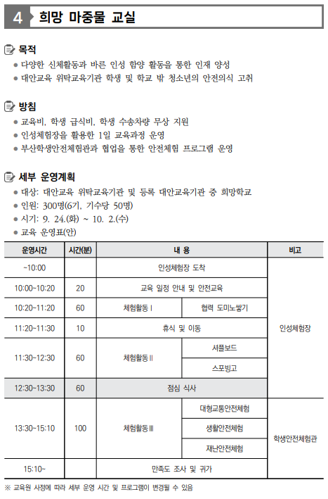 희망 마중물 교실1